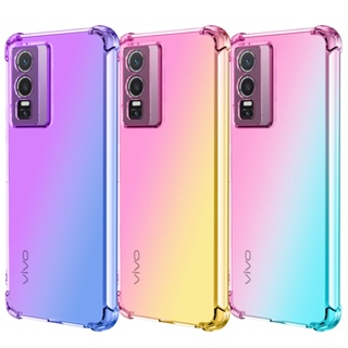 เคสโทรศัพท์มือถือแบบนิ่ม TPU กันกระแทก สําหรับ Vivo 76 5G Y76S Y74S V23 Pro S12 Pro T1 5G