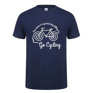 เสื้อคนอ้วนผญ Kafamdaki sesler erkekler için komik doğum günü hediyesi baba baba koca bisiklet siklinger bisiklet O boyu