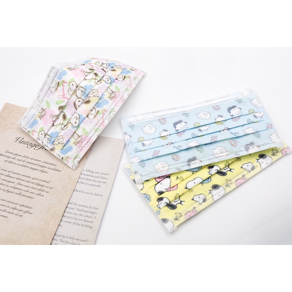 ใส่โค้ดtkblyct1ลดอีก17-หน้ากากอนามัยเด็ก-หน้ากากอนามัยผู้ใหญ่-ลายสนูปปี้-หน้ากากเด็ก-แมสเด็ก-maskเด็ก-แบบหนา