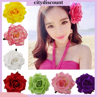 &lt;citydiscount&gt;  กิ๊บติดผมรูปดอกกุหลาบสำหรับงานแต่งงาน