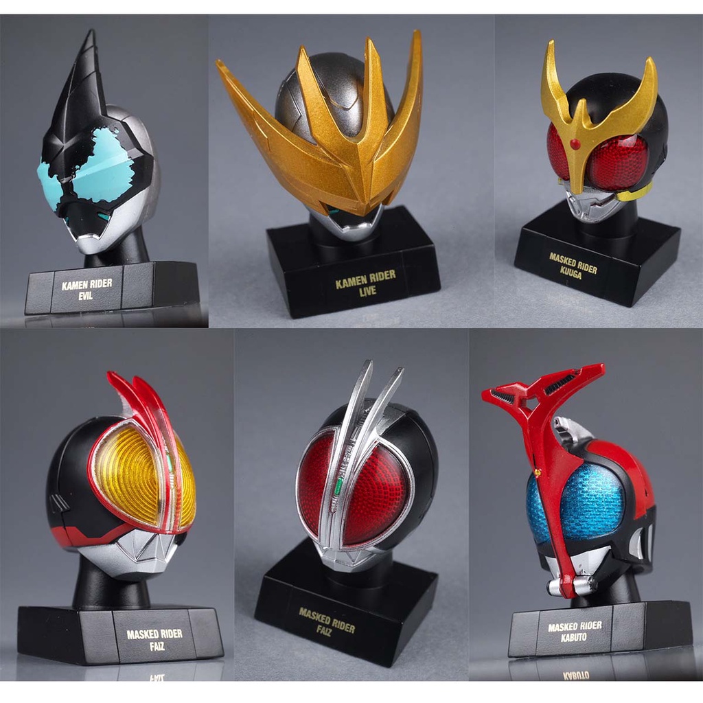 แยก Bandai Kamen Rider Mask History 2 หัวมดแดง masked rider head หัวมาส ...