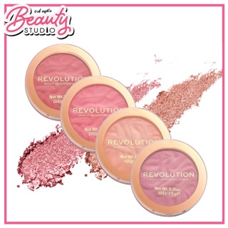 (แท้100%) Makeup Revolution Blusher Reloaded บลัชออนเนื้อสัมผัสกำมะหยี่เม็ดสีแน่นเด่นชัด ติดทนตลอดวัน