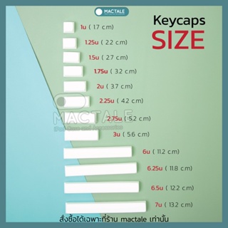 ภาพขนาดย่อของภาพหน้าปกสินค้าMactale Blank Keycaps คีย์แคปเปล่า XDA ,PBT ขนาด 2U, 2.25U, 2.75U, 3U ปุ่มกด คีย์บอร์ด Mechanical Keyboard จากร้าน chutikarnw. บน Shopee ภาพที่ 6