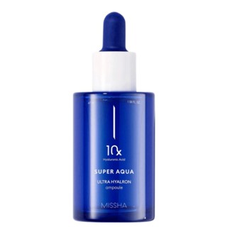 Missha Super Aqua Ultra Hyalron Ampoule 1.58 fl.oz / 47 มล. (วันหมดอายุ: 2026.06)