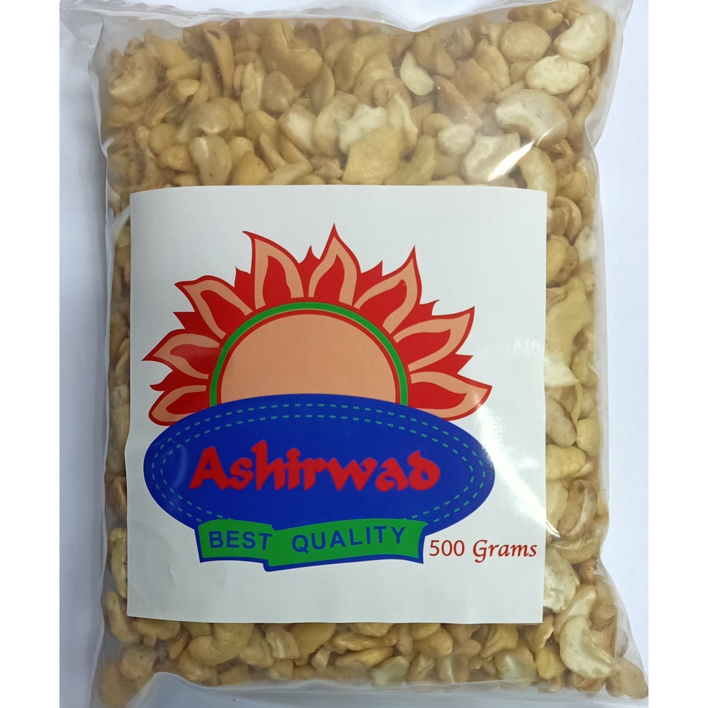 อาชิรวาท-คาจู-ฮาล์ฟ-ashirwad-kaju-tukda-500g