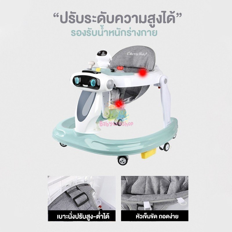 รถหัดเดินเด็ก-รุ่น-robot-พร้อมถาดโมบาย-มีเสียง-มีไฟ-พับเก็บได้-พกพาสะดวก-รถวงกลม-รถกลม-รถผลักเดิน-รถกลมเด็ก-รถกลมหัดเดิน