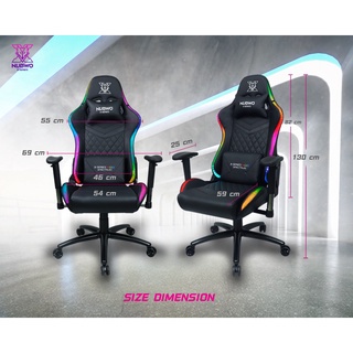 เก้าอี้เล่นเกมส์ Gaming Chair NUBWO X107+ / X113 ไฟ RGB