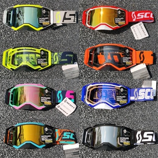 Scott ใหม่ แว่นตา สําหรับหมวกกันน็อครถจักรยานยนต์วิบาก ATV MX Off Road Dirt Bike Ski Goggles SCOTT Moto