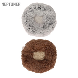 Neptuner ที่นอนสัตว์เลี้ยง ผ้ากํามะหยี่ขนนิ่ม ทรงกลม ให้ความอบอุ่น ระบายอากาศ สําหรับสุนัข แมว