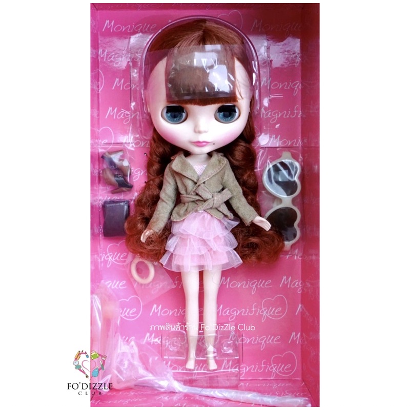 พร้อมส่งของแท้-neo-blythe-monique-magnifique-บลายธ์สาวแฟชั่นที่โดดเด่นเรื่องสไตล์-และ-ใบหน้าหวานๆ