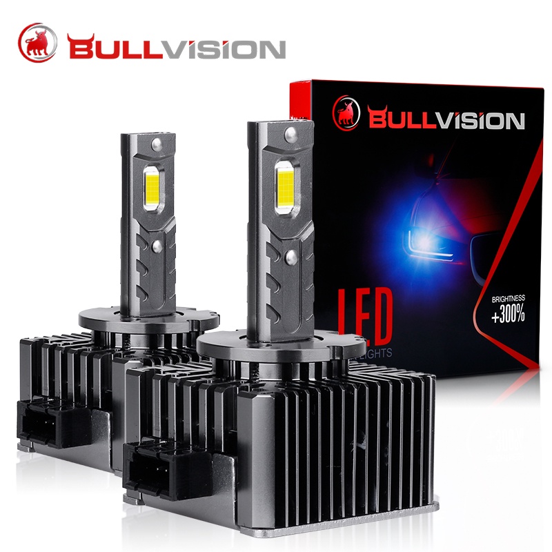 Bullvision D3S LED ไฟหน้า HID D1S D2S D4S D5S D8S D1R D2R D3R Turbo LED ...