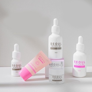 มีทั้ง 4 ตัว คู่ละ 125 บาท 🔥Seoul white Serum / organic aloe serum โซลไวท์ เซรั่ม / เซรั่มโซล อโล (มี 2สูตร) กันแดด ครีม