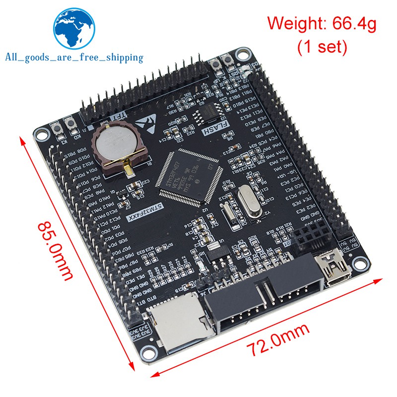 tzt-stm32f407vet6-development-board-cortex-m4-stm32-minimum-system-learning-board-arm-core-board