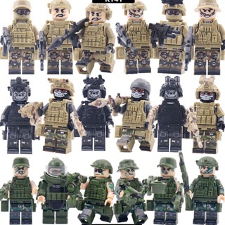 ฟิกเกอร์ทหาร Swat Team ขนาดเล็ก อุปกรณ์เสริม สําหรับเด็ก