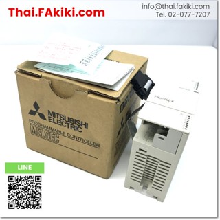 พร้อมส่ง,(A)Unused, FX2N-16EX-ES/UL Programmable controller CPU unit,MITSUBISHI (66-004-681)