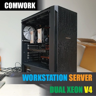 ภาพหน้าปกสินค้าคอม 64 เธรด | ซีพียู DUAL XEON E5 2683 V4 | เมนบอร์ด DUAL CPU | แรม 16GB-128GB | M.2 NVMe | SERVER WORKSTATION COMWORK ที่เกี่ยวข้อง