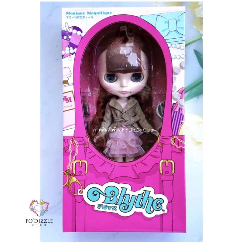 พร้อมส่งของแท้-neo-blythe-monique-magnifique-บลายธ์สาวแฟชั่นที่โดดเด่นเรื่องสไตล์-และ-ใบหน้าหวานๆ