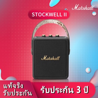 💎1.15💎ของแท้ 100% มาร์แชลลำโพงสะดวกMarshall Stockwell II Portable Bluetooth Speaker Speaker The Speaker Black IPX4Wate