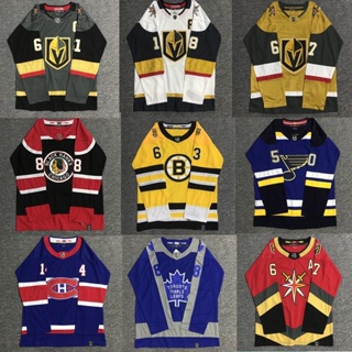 เสื้อกีฬาแขนยาว ลาย Nhl Hockey Jersey สไตล์ฮิปฮอป ฮิปฮอป พลัสไซซ์ แนวสตรีท สําหรับคู่รัก