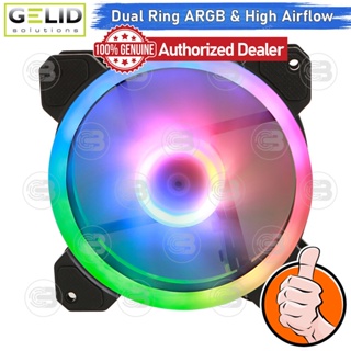 [CoolBlasterThai] Gelid STELLA 12CM (120mm) High Performance 120mm Dual Ring A-RGB Fan Case ประกัน 3 ปี