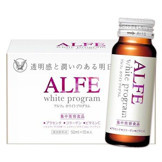 Taisho Pharmaceutical Alfe White Program P Drink 50mL x 10 bottles