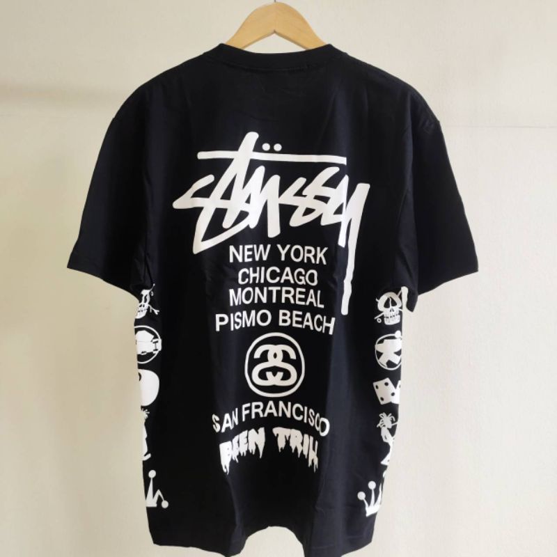 เสื้อยืดโอเวอร์ไซส์-เสื้อ-stussy-เสื้อยืด-stussy-เสื้อแขนสั้น-stussy-s-4xl