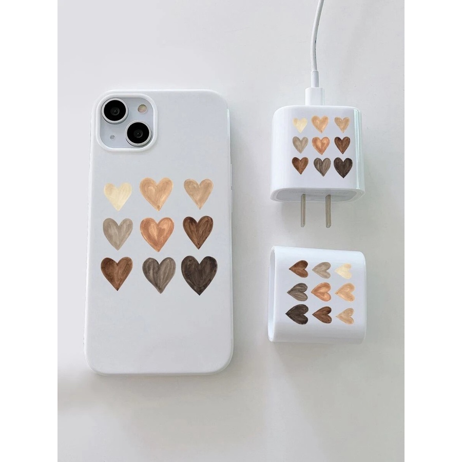 เคส-โทรศัพท์ไอโฟนiphone-ลาย-หัวใจ-amp-ฝาครอบหัวชาร์จ-1-ชิ้น