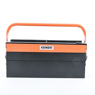 KENDO 90204 กล่องเครื่องมือเหล็ก 3 ชั้น(5ถาด) 46x20x20.5cm