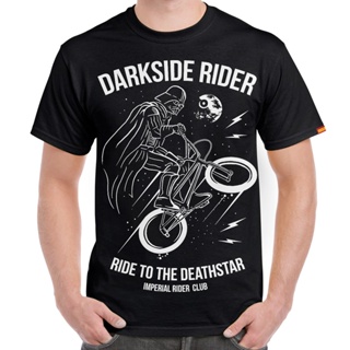 เสื้อยืดผ้าฝ้ายพิมพ์ลายคลาสสิก Sanc6 {พร้อมส่ง เสื้อยืดแขนสั้นลําลอง ผ้าฝ้าย 100% พิมพ์ลาย Joorhee Darkside Rider พลัสไซ
