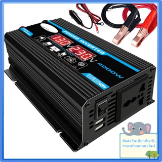 【HOT】300W 12V To 220V/110V Dual USB LED รถอินเวอร์เตอร์แปลงไฟ modified wave