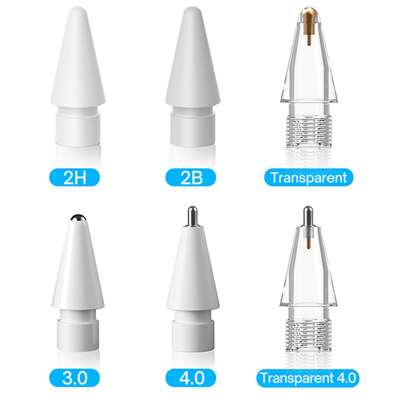 ภาพหน้าปกสินค้าGOOJODOQ ปลายดินสอใส แบบเปลี่ยน สําหรับ iPad Pencil 1/2 1St 2nd Generation จากร้าน goojodoq.th บน Shopee