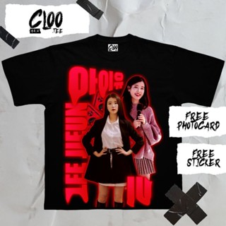 เสื้อเบลาส์ KAOS KPOP IU CLOOTEE สตรีทแวร์ผู้ชายเสื้อยืดผู้หญิง