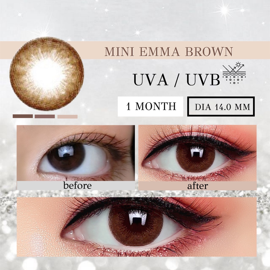 MINI LOOK รวมรุ่นคอนแทคเลนส์ไซส์ มินิ เท่าตาดำ | Shopee Thailand