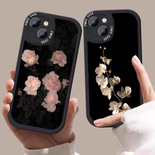 เคสโทรศัพท์มือถือ แบบนิ่ม ป้องกันกล้อง ลายดอกกุหลาบ สําหรับ case OPPO A58 A98 5G A94 A78 A17 A17K A77S A3S A12E A5 A9 A31 A53 A33 2020 A15 A15S A57 A11K A76 A96 A52 A92 A16 A16K A54 A74 A95 A5S A7 A12 A93 F9 Pro Reno 5F 7 8 8z 4 4F 7Z 5 6 7