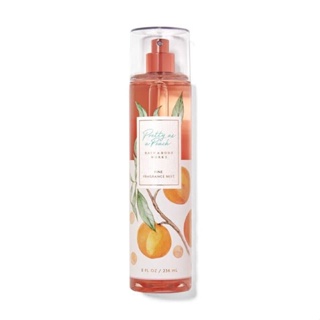 Bath &amp; Body Works Pretty as a Peach Fine Fragrance Mist 236ml. ของแท้