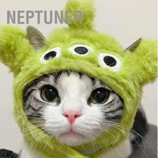 Neptuner หมวกโพลีเอสเตอร์ แบบนิ่ม แบบพกพา ปรับได้ สําหรับสัตว์เลี้ยง สุนัข แมว