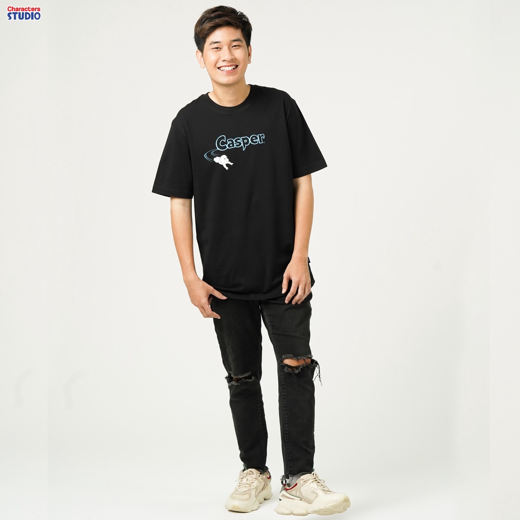 universal-studios-men-casper-the-friendly-ghost-t-shirt-เสื้อผู้ชายยูนิเวอร์แซล-สตูดิโอ-แคสเปอร์-สินค้าลิขสิทธ์แท้100-characters-studio