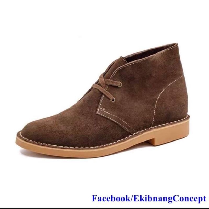 รองเท้าหนังกลับทรง-desert-boots-สินค้าส่งออก