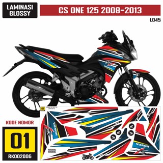 สติกเกอร์รูปลอก สําหรับ Honda CS1 125 2008-2013 RK002006 เคลือบเงา / doff พร้อมทั้งหมด