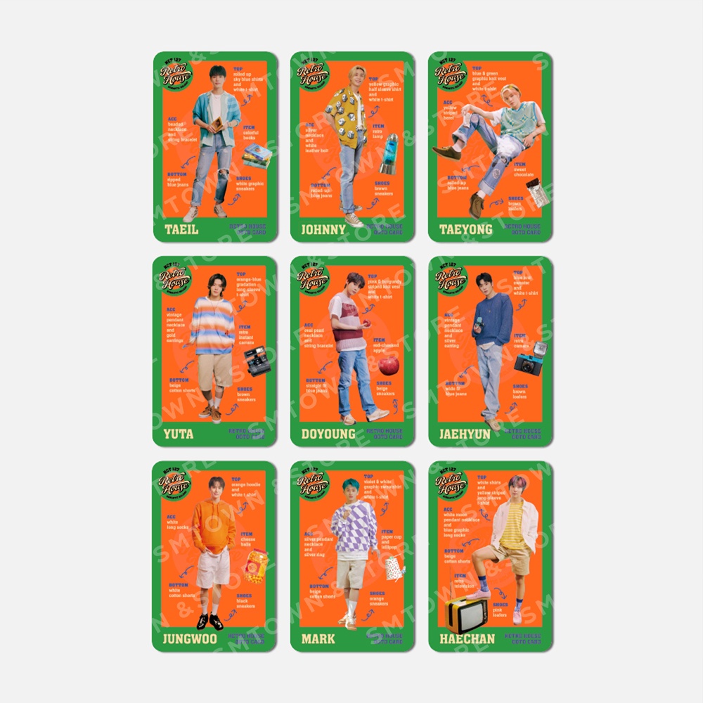 พร้อมส่ง-nct-127-retro-house-random-ootd-card-pack