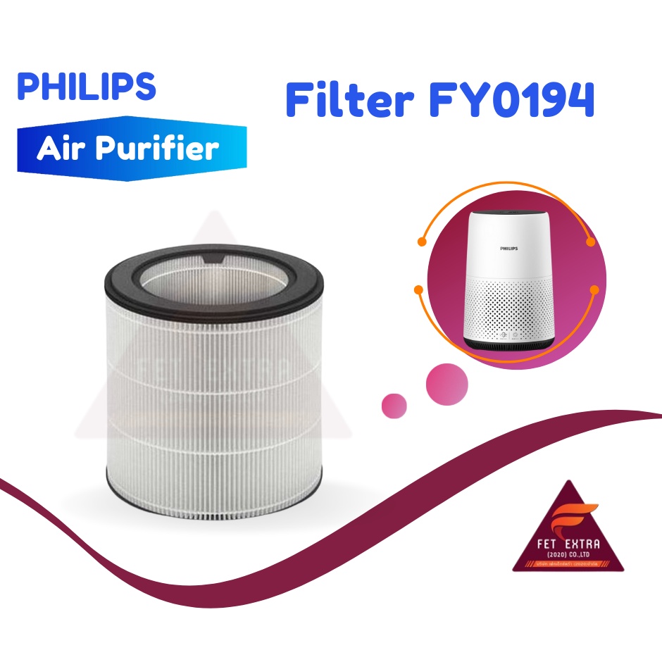 philips-filter-fy0194-ไส้กรองเครื่องฟอกอากาศอะไหล่แท้-philips-สำหรับเครื่องฟอกอากาศรุ่น-ac0820