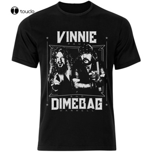 เสื้อทหาร ใหม่ Dimebag ดาร์เรลและวินนี่พอลเสื้อยืด * * * *