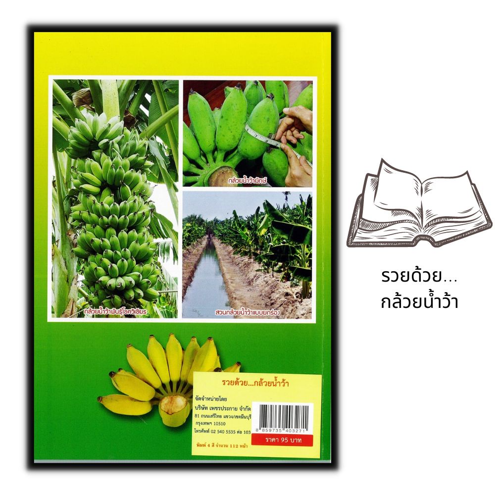 หนังสือ-รวยด้วย-กล้วยน้ำว้า-ผลไม้-พืชและการเกษตร-การปลูกกล้วย