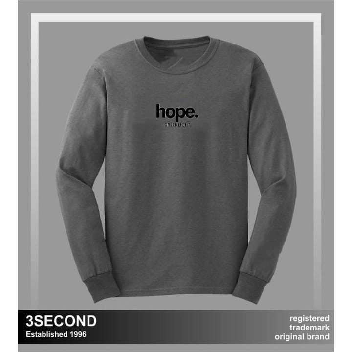 เสื้อยืดแขนยาว-พิมพ์ลาย-distro-3second-แบบเรียบง่าย-สําหรับผู้ชาย-และผู้หญิง