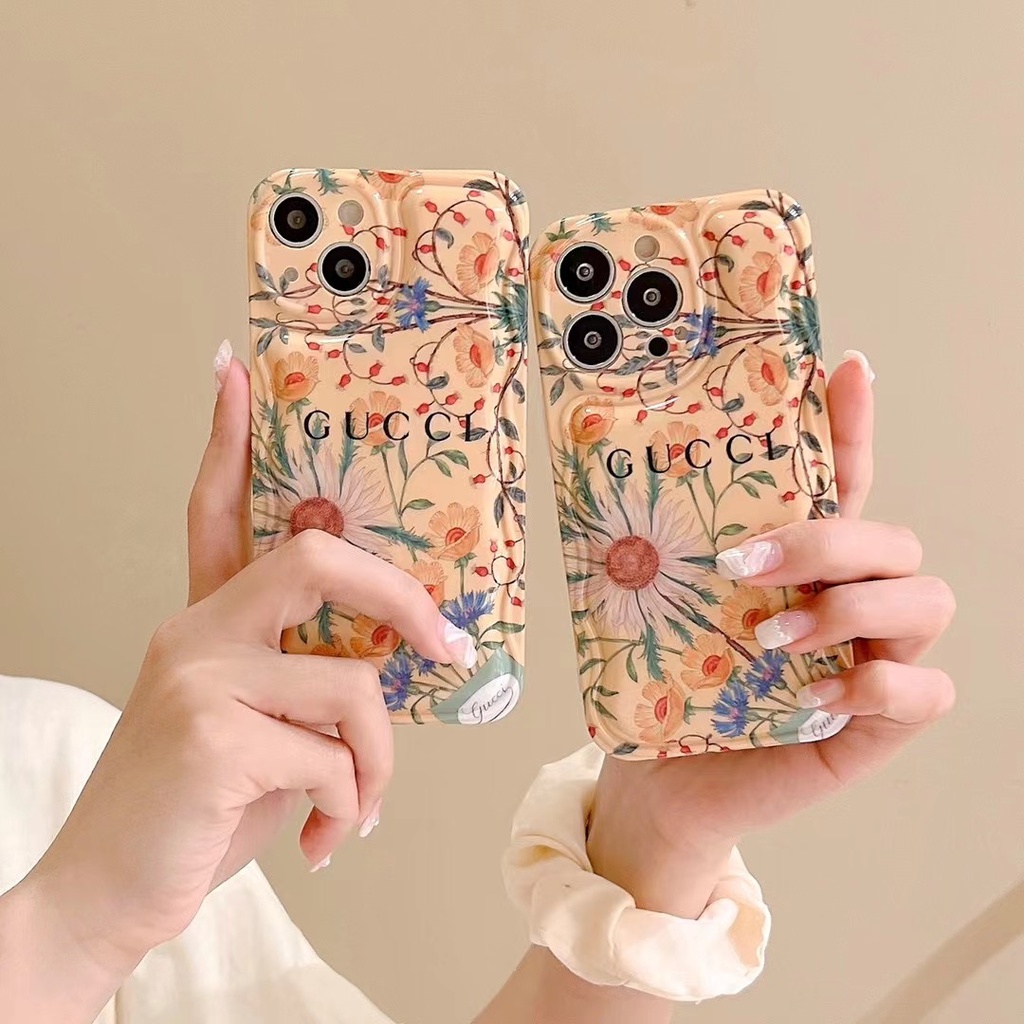 ส่งเชือกเส้นเล็ก-เคสไอโฟน14-pro-max-13-12-11-เคส-for-iphone-14พลัส-ดอกไม้-พกง่ายๆ-การป้องกันการตก-case