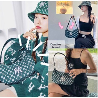 ✅พร้อมส่ง NEW MLB MONOGRAM HOBO BAG กระเป๋าสะพายไหล่