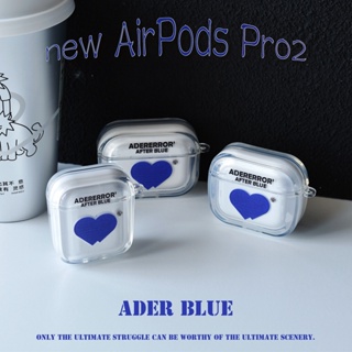 ใหม่แฟชั่นแบรนด์ ader blue air cushion หูฟังสำหรับ AirPods3gen กรณีเพิ่มเติมจี้หูฟัง 2021 ใหม่สำหรับ AirPods3 หูฟังเข้ากันได้กับ AirPodsPro กรณี AirPods2gen case