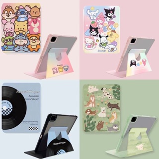 เคสiPad 10.2 สัตว์น่ารัก Gen8 9 2021 เมโลดี้ Hello Kitty เคสไอแพด2020 Air5 10.9,11pro Case ไอแพด Gen5/6 ใส่ปากกาได Air 4