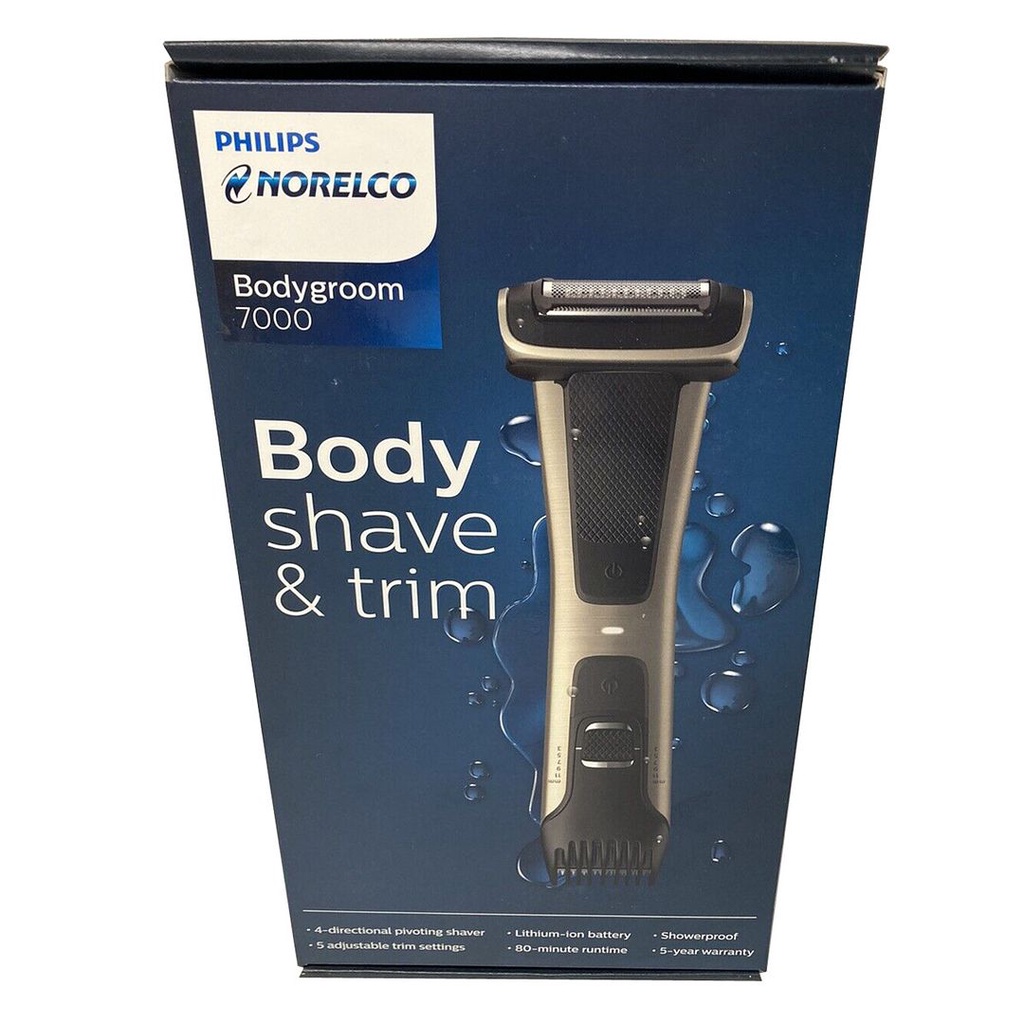 Philips Norelco Bodygroom 7000 Showerproof Body Shave & Trim BG7030/49