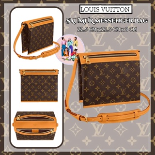 หลุยส์วิตตอง  Louis Vuitton SAUMUR กระเป๋า Messenger ขนาดเล็ก/กระเป๋าสุภาพสตรี/กระเป๋าสะพายข้าง